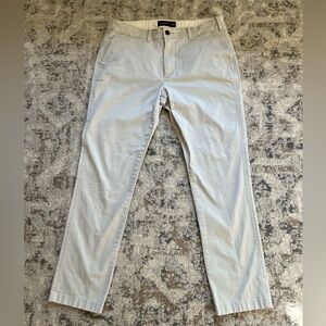 Abercrombie & Fitch Skinny Stretch Men's Light Gray Chinos 34x30